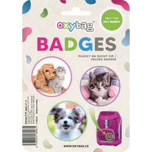 Oxybag Súprava vymeniteľných odznakov OXY Sherpy Pets