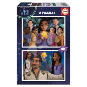 Puzzle Wish Educa 2x48 dielikov od 4 rokov