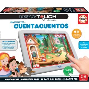 Tablet elektronický Cuenta Cuentos Educa so 4 rozprávkami a aktivitami v španielčine od 2 rokov EDU15746