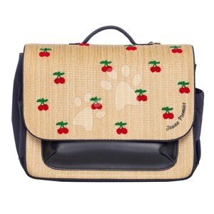 Školská aktovka It Bag Midi Raffia Cherry Jeune Premier ergonomická luxusné prevedenie 30*38 cm