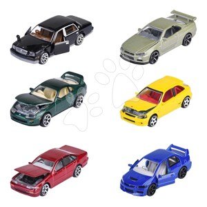 Autíčko Japan Series Premium Cars Majorette kovové s odpružením 7,5 cm dĺžka 6 rôznych druhov