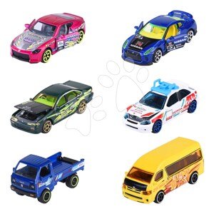 Autíčko s tuningom Japan Series Deluxe Cars Majorette kovové so zberateľským boxom 7,5 cm dĺžka 6 rôznych druhov