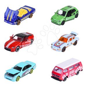 Autíčko CastHeads Series Majorette kovové s otvárateľnými časťami a zberateľskou kartičkou dĺžka 7,5 cm 6 druhov