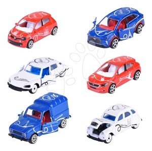 Autíčko French Touch Premium Cars Majorette kovové s odpružením a zberateľskou kartičkou 7,5 cm dĺžka 6 druhov