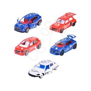 Autíčka French Touch 5 Pieces Giftpack Majorette kovové s odpružením dĺžka 7,5 cm sada 5 druhov v darčekovom balení