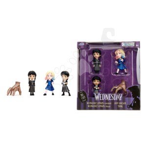 Figúrky zberateľské Wednesday Metalfigs 4-pack Jada kovové sada 4 druhov