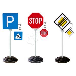 Dopravné značky na ihrisko Traffic Signs BIG 3 druhy s 5 symbolmi výška 69 cm