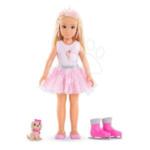 Bábika Valentine Ballerina Set Girls Corolle s blond vlasmi 28 cm 4 doplnky od 4 rokov CO600230