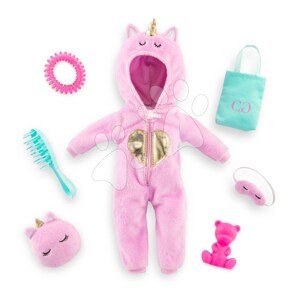 Súprava oblečenia Unicorn Onesie Dressing Room Girls Corolle pre 28 cm bábiku 7 doplnkov od 4 rokov