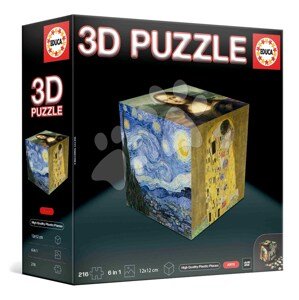 Puzzle umelecké 3D Cube Art Educa 216 dielikov od 8 rokov
