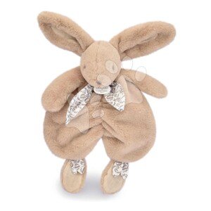 Plyšový zajačik na maznanie Bunny Comforter Sand Beige Doudou et Compagnie v darčekovom balení béžový 29 cm od 0 mes