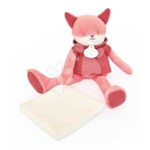 Plyšová líška Fox Sweety Doudou et Compagnie v darčekovom balení ružová 25 cm od 0 mes