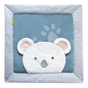 Textilná podložka na hranie Yoca le Koala Doudou et Compagnie modrá 100*100 cm od 0 mes DC3684