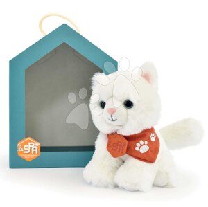 Plyšová mačička Welcome Home SPA Collection Histoire d’ Ours v darčekovom balení biela 16 cm od 0 mes