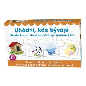 Náučná spoločenská hra Uhádni, kde bývajú Dohány slovenská verzia