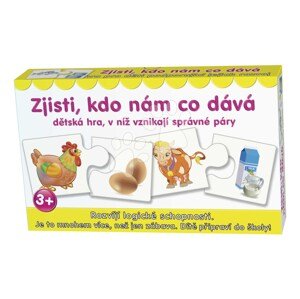Náučná spoločenská hra Uhádni, kto nám čo dáva Dohány česká verzia