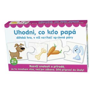 Náučná spoločenská hra Uhádni, kto sa čím živí Dohány česká verzia