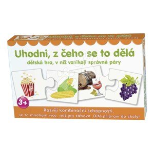 Náučná spoločenská hra Uhádni, z čoho sa vyrába Dohány česká verzia