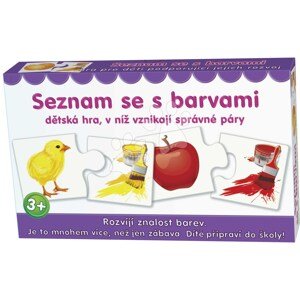 Náučná spoločenská hra Zoznám sa s farbami Dohány česká verzia
