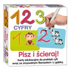 Náučná hra Kresli a zmaž Čísla Dohány poľská verzia