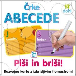 Náučná hra Kresli a zmaž Abeceda Dohány slovinská verzia