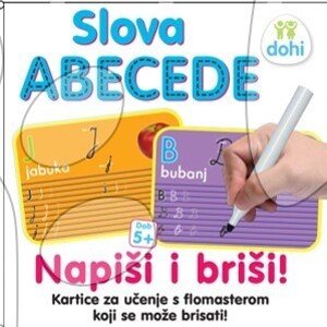 Náučná hra Kresli a zmaž Abeceda Dohány chorvátska verzia