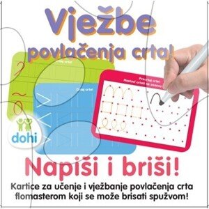 Náučná hra Kresli a zmaž Línie Dohány chorvátska verzia