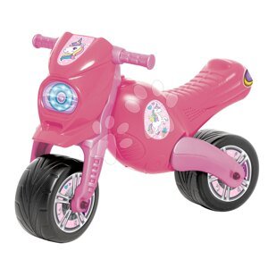 Odrážadlo motorka jednorožec Cross Dohány maxi veľká ružová nosnosť 50 kg