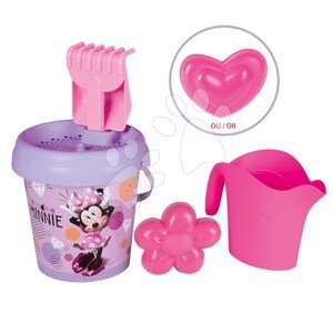 Vedro set Minnie Medium Garnished Bucket Life Smoby s krhlou 6 dielov 18 cm výška od 18 mes