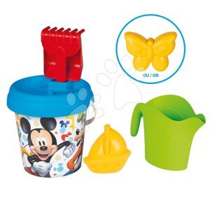 Vedro set Mickey Medium Garnished Bucket Life Smoby s krhlou 6 dielov 18 cm výška od 18 mes