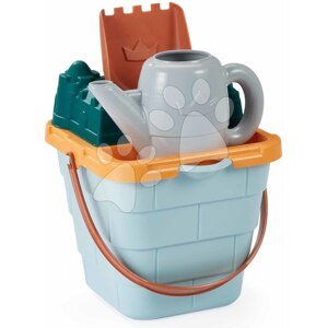 Vedro set s krhlou Hrad Sand Castle Beach Écoiffier 16 cm s lopatkou a formičkami od 18 mes