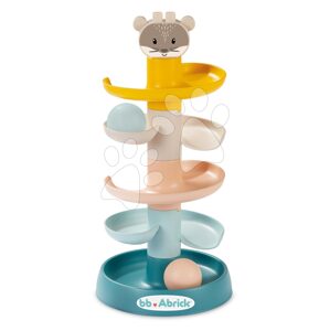 Didaktická šmykľavka Baby Tower BB Abrick Écoiffier s 2 loptičkami pre rozvoj jemnej motoriky od 6 mes