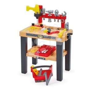 Pracovný stolík Big Workbench Mecanics Écoiffier s kufríkom a vŕtačkou 29 doplnkov od 18 mes