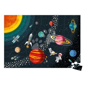 Vzdelávacie puzzle Slnečná sústava Educational Puzzle Solar System Janod 100 dielov od 5 rokov