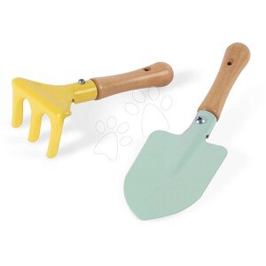 Sada záhradného náradia Gardening Tools Set Happy Garden Janod hrabličky a lopatka J03182