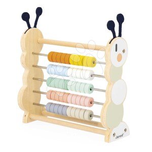 Drevené počítadlo Húsenica Caterpillar Abacus Sweet Cocoon Janod od 18 mes J04014