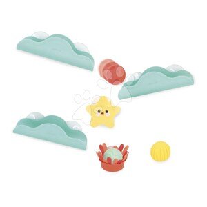 Hračka do vody guľôčková dráha Sea Themed Bathroom Ball Track Janod s prísavkami od 12 mes J04732