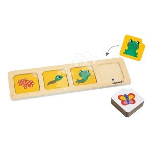 Vzdelávacia hra časová následnosť Záhrada The Garden Sequences Cards Janod 40 kariet J05083