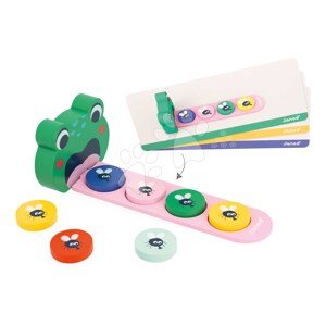 Vzdelávacia hra algoritmy Žabka Froggy Alhorithms Janod 2 varianty hry 53 dielov J05088
