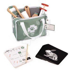 Veterinárny kufrík Veterinary Suitcase Janod 15 doplnkov J06466