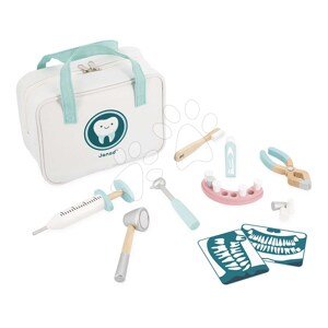 Zubársky kufrík Dentist Set Janod 9 doplnkov J06550