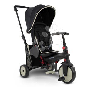 Trojkolka skladacia a sklápateľná smarTfold 6v1 Black smarTrike 300 Plus Touchsteering kompaktná s EVA kolesami od 10 mes
