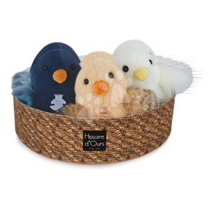 Plyšová sliepočka Chick À la Campagne Histoire d’ Ours rôzne farby 15 cm od 0 mes
