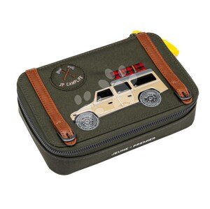 Školský peračník Pencil Box Filled Camp Life Jeune Premier ergonomický luxusné prevedenie 20*7 cm
