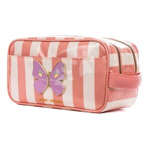 Cestovné puzdro kozmetická taštička Travel Pouch Butterfly Stripe Jeune Premier ergonomické luxusné prevedenie 25*12,5 cm