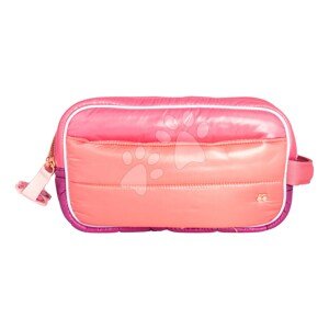 Cestovné puzdro kozmetická taštička Travel Pouch Puffer Pink Jeune Premier ergonomické luxusné prevedenie 25*12,5 cm
