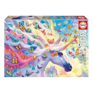 Puzzle Rainbow Unicorn Educa 500 dielov a Fix lepidlo