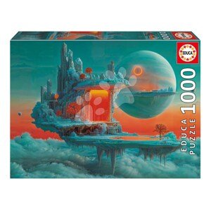 Puzzle Planet of Fire and Ice Educa 1000 dielov a Fix lepidlo