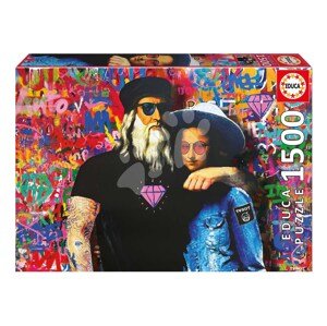 Puzzle Leo and Lisa TV Boy Educa 1500 dielov a Fix lepidlo