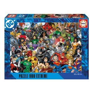 Puzzle Justice League Extreme Educa 1000 dielov a Fix lepidlo